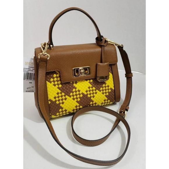 NWT Michael Kors Mini Leather Satchel - Picture 1 of 11